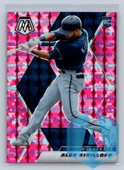 2021 Panini Mosaic #252 Alex Kirilloff Rookie Camo Pink RC SP